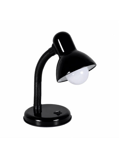 STUDENT GLB-102-0007 Modern Table Lamp with E27 Socket 1 x E27 AC 220-240V IP20 - Black - L14 x W14 x H32