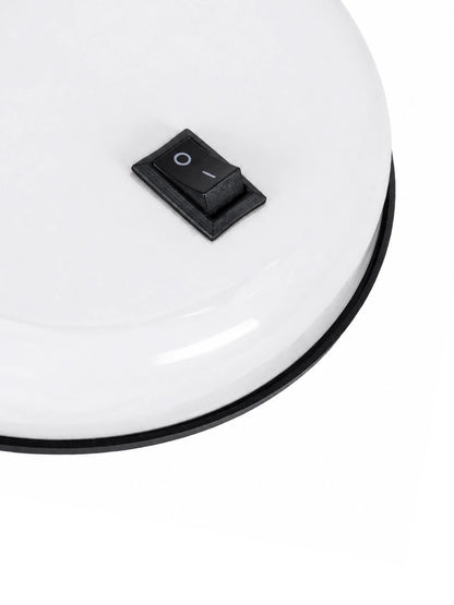 STUDENT GLB-102-0008 Modern Table Lamp with E27 Socket 1 x E27 AC 220-240V IP20 - White & Black - L14 x W14 x H32
