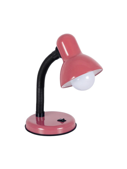 STUDENT GLB-102-0011 Modern Table Lamp with E27 Socket 1 x E27 AC 220-240V IP20 - Pink & Black - L14 x W14 x H32