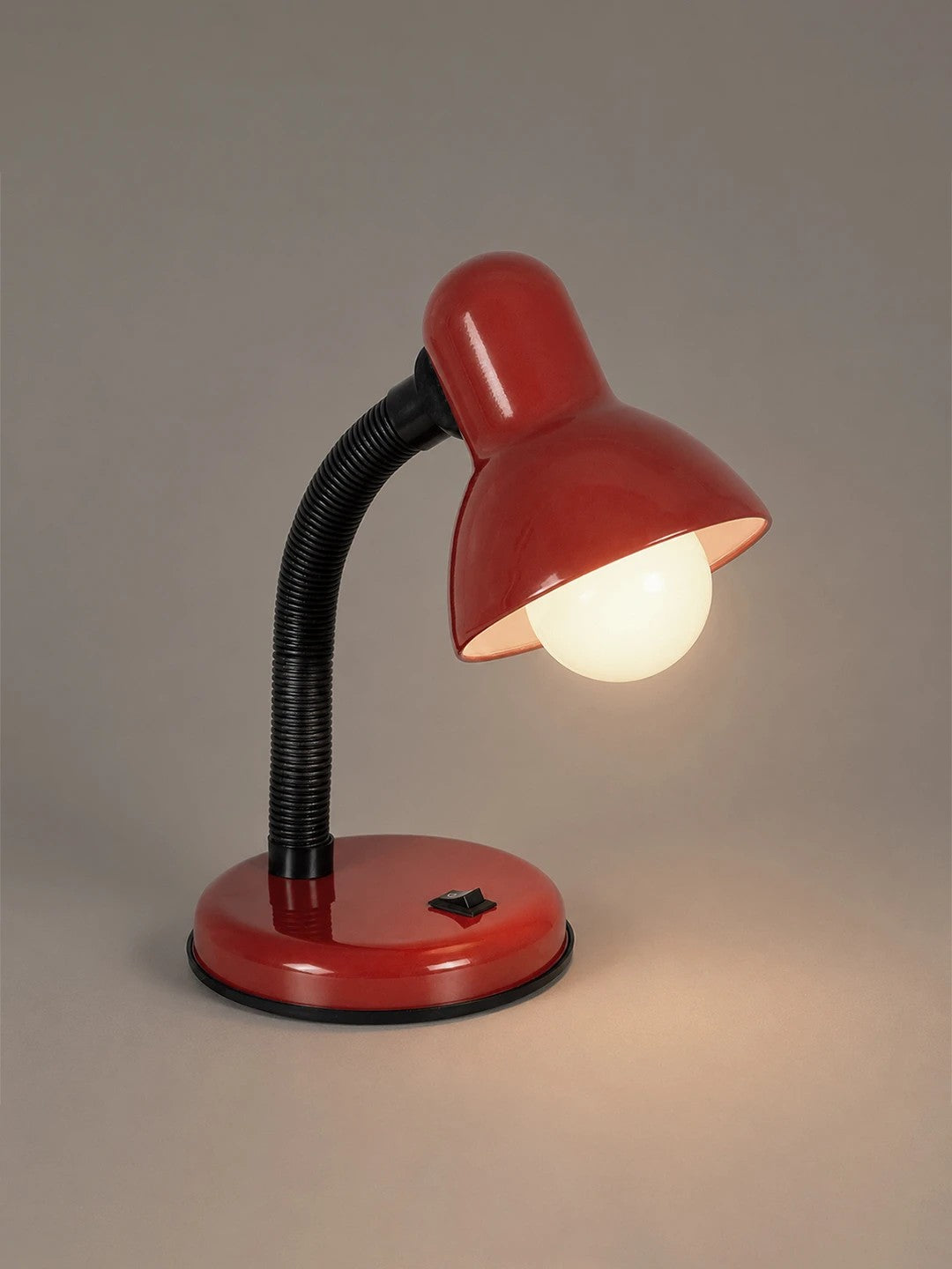STUDENT GLB-102-0012 Modern Table Lamp with E27 Socket 1 x E27 AC 220-240V IP20 - Red & Black - L14 x W14 x H32
