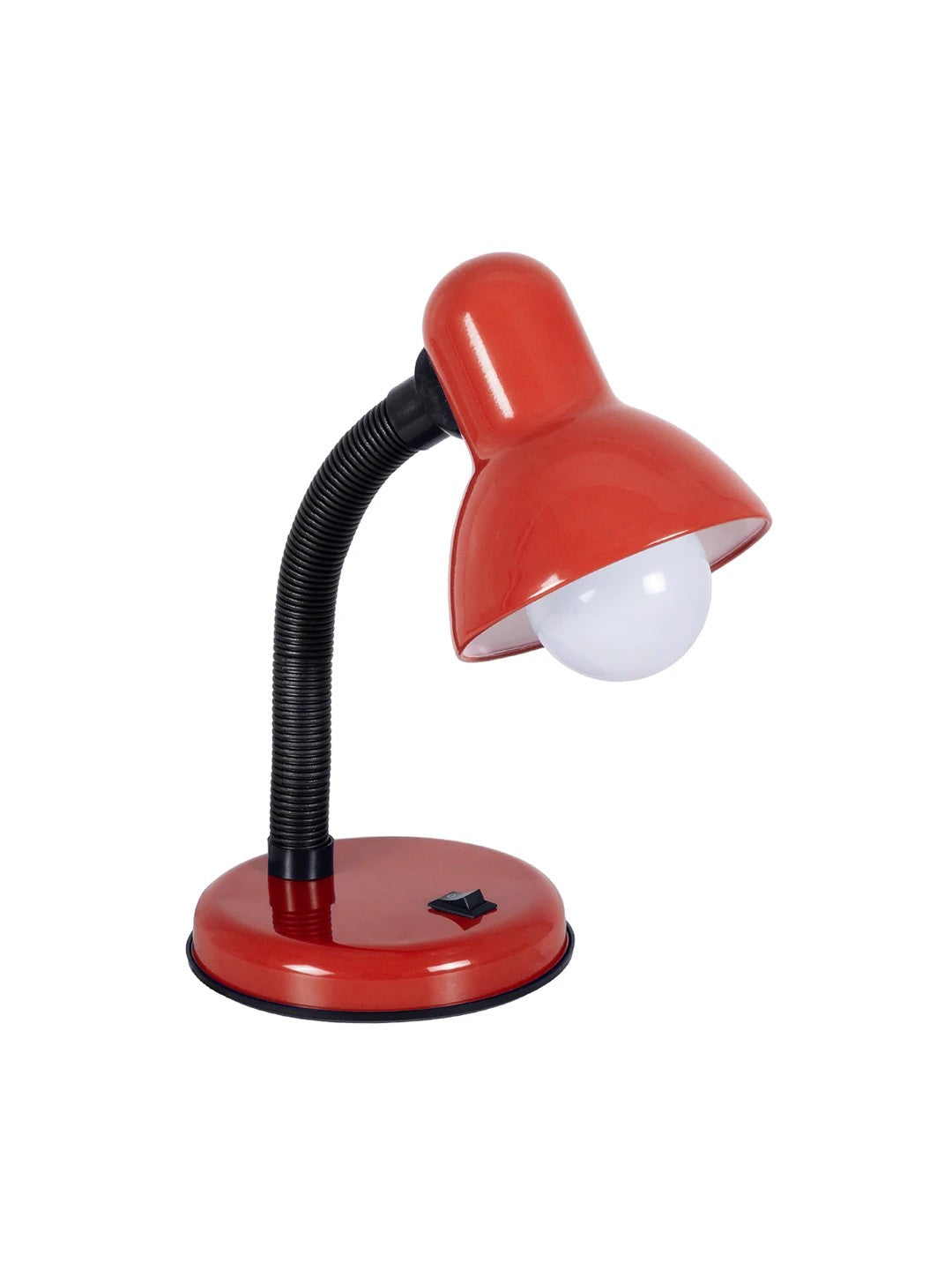 STUDENT GLB-102-0012 Modern Table Lamp with E27 Socket 1 x E27 AC 220-240V IP20 - Red & Black - L14 x W14 x H32