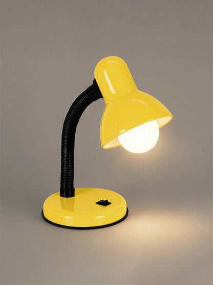 STUDENT GLB-102-0013 Modern Table Lamp with 1 x E27 Socket AC 220-240V IP20 - Yellow & Black - L14 x W14 x H32