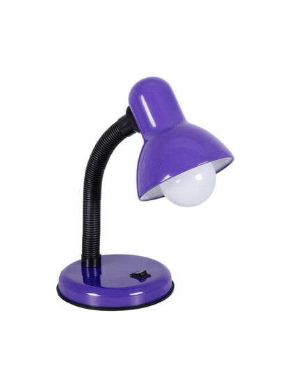 GLB-102-0014 Modern Table Lamp with 1 x E27 Socket AC 220-240V IP20 - Purple & Black - L14 x W14 x H32