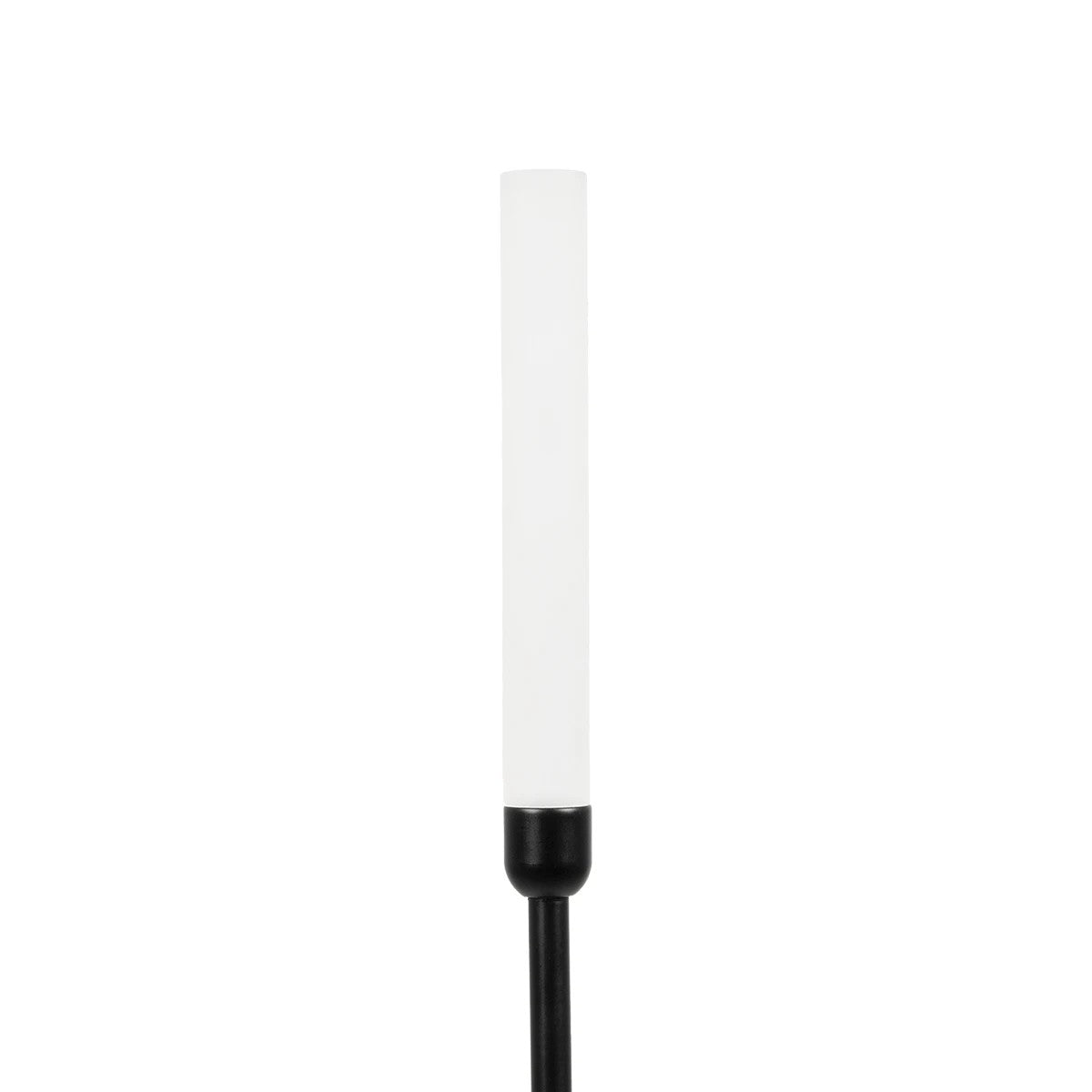 REED GLB-103-0006 Φωτιστικό Κολωνάκι Κήπου με Καρφωτή Βάση LED 2W 180lm 360° DC 24V Αδιάβροχο IP65 Θερμό Λευκό 2700K - Sanan SMD Chip - Μαύρο Ματ - Μ2 x Π2 x Υ100