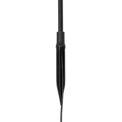 REED GLB-103-0006 Φωτιστικό Κολωνάκι Κήπου με Καρφωτή Βάση LED 2W 180lm 360° DC 24V Αδιάβροχο IP65 Θερμό Λευκό 2700K - Sanan SMD Chip - Μαύρο Ματ - Μ2 x Π2 x Υ100