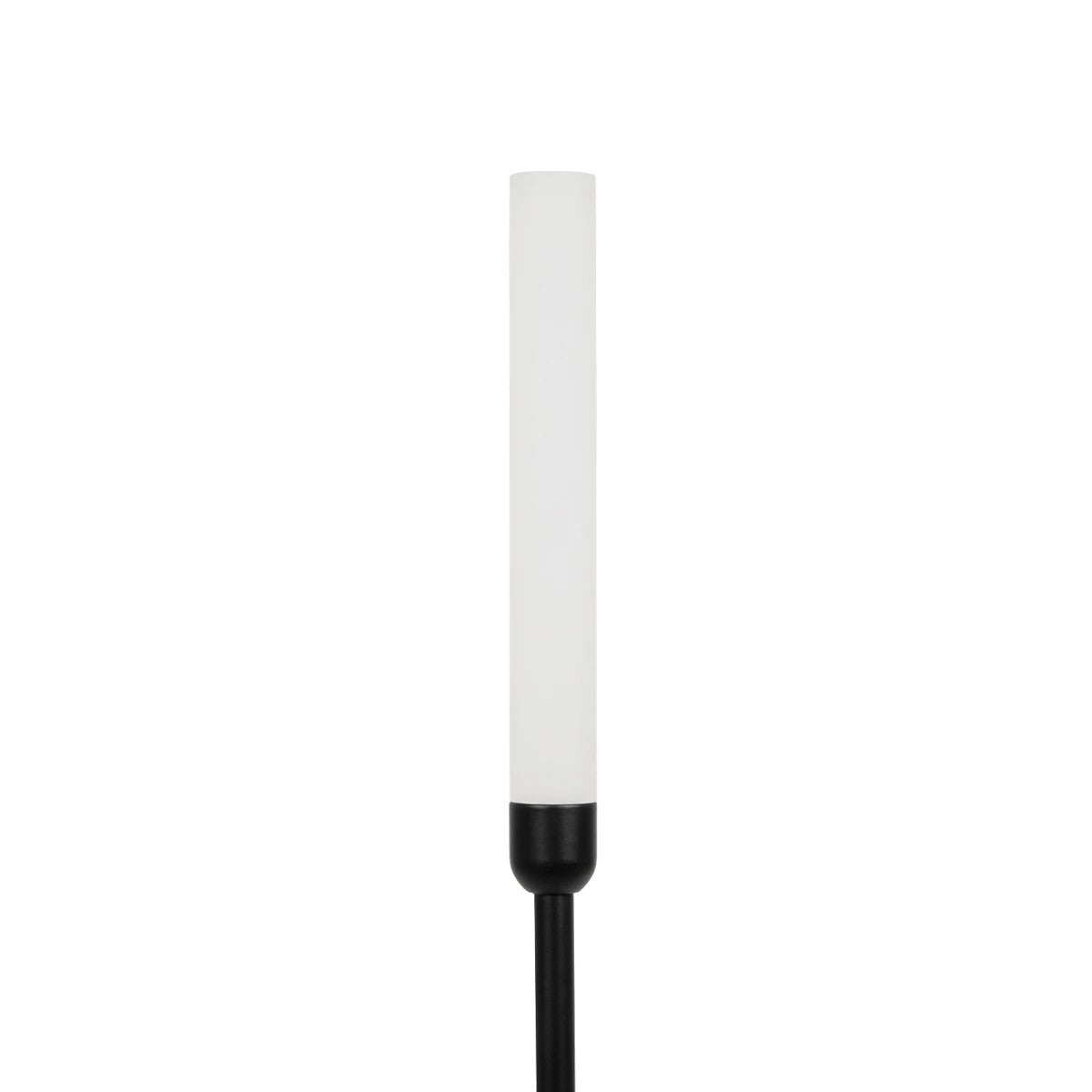 REED GLB-103-0007 Φωτιστικό Κολωνάκι Κήπου με Καρφωτή Βάση LED 2W 180lm 360° DC 24V Αδιάβροχο IP65 Θερμό Λευκό 2700K - Sanan SMD Chip - Μαύρο Ματ - Μ2 x Π2 x Υ80