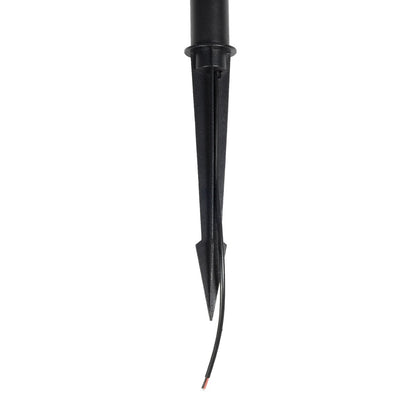 REED GLB-103-0008 Garden Spike Light LED 5W 450lm 360° DC 24V Waterproof IP65 Warm White 2700K - Sanan SMD Chip - Matte Black - L3 x W3 x H65