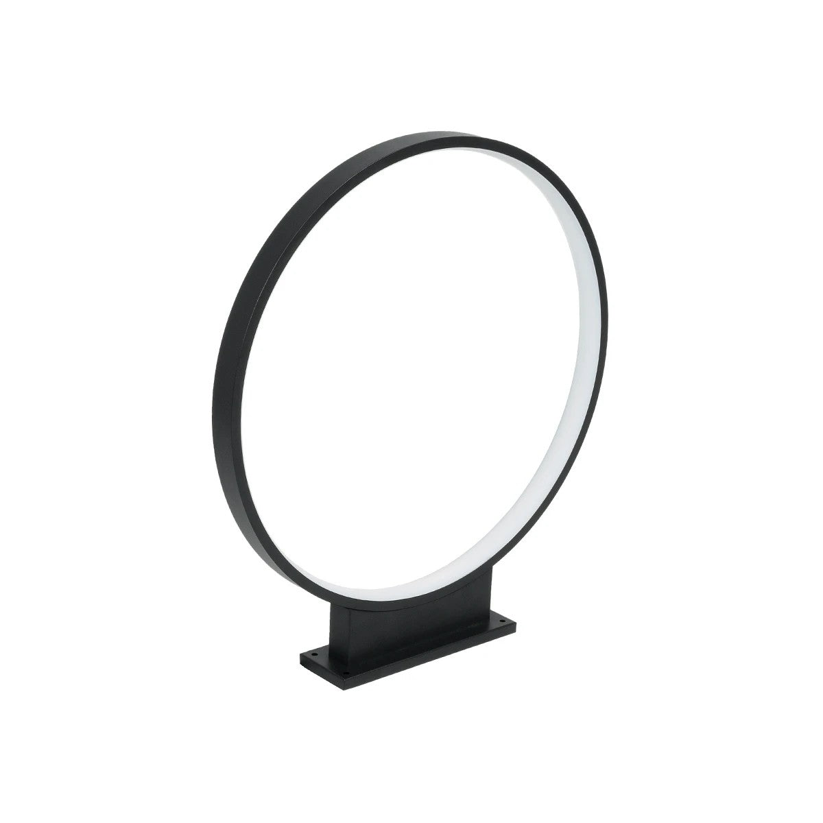 LUNEA GLB-103-0009 LED Garden Bollard Light 15W 1350lm 120° AC 220-240V Waterproof IP65 Warm White 2700K - Sanan SMD Chip - Matte Black - L45 x W7 x H50