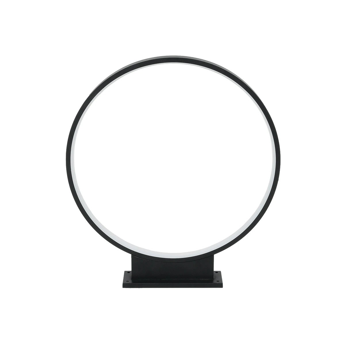 LUNEA GLB-103-0009 LED Garden Bollard Light 15W 1350lm 120° AC 220-240V Waterproof IP65 Warm White 2700K - Sanan SMD Chip - Matte Black - L45 x W7 x H50