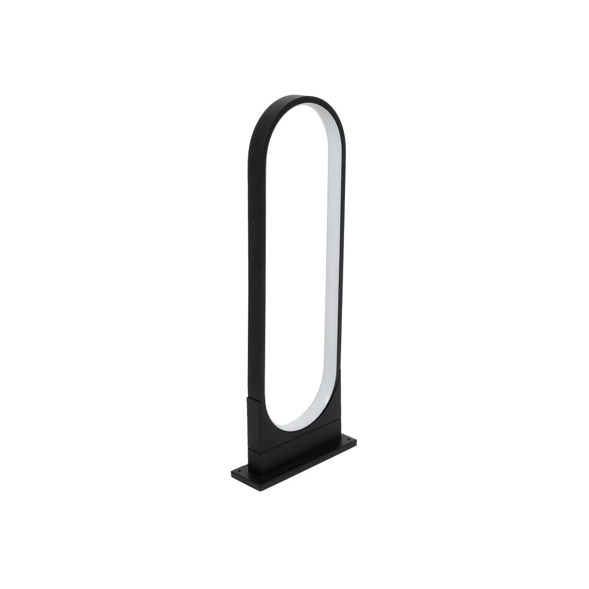 LUNEA GLB-103-0010 LED Garden Bollard Light 15W 1350lm 120° AC 220-240V Waterproof IP65 Warm White 2700K - Sanan SMD Chip - Matte Black - L22 x W7 x H60