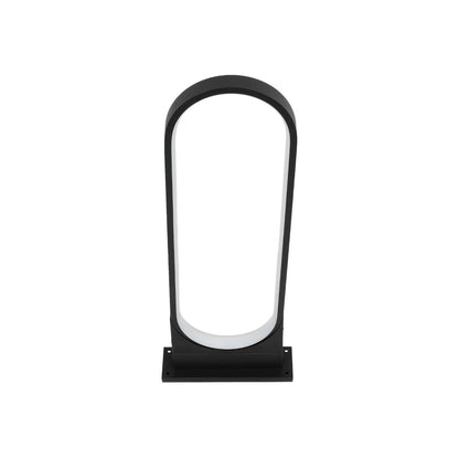 LUNEA GLB-103-0010 LED Garden Bollard Light 15W 1350lm 120° AC 220-240V Waterproof IP65 Warm White 2700K - Sanan SMD Chip - Matte Black - L22 x W7 x H60