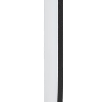 LUNEA GLB-103-0010 LED Garden Bollard Light 15W 1350lm 120° AC 220-240V Waterproof IP65 Warm White 2700K - Sanan SMD Chip - Matte Black - L22 x W7 x H60