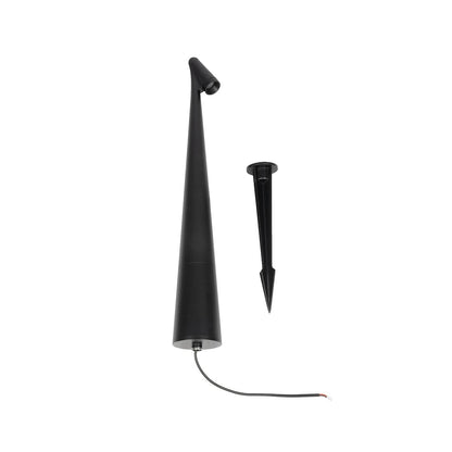EDGE GLB-103-0011 Garden Spike Light LED 3W 270lm 60° DC 24V Waterproof IP65 Warm White 2700K - Sanan SMD Chip - Matte Black - L6 x W6 x H45