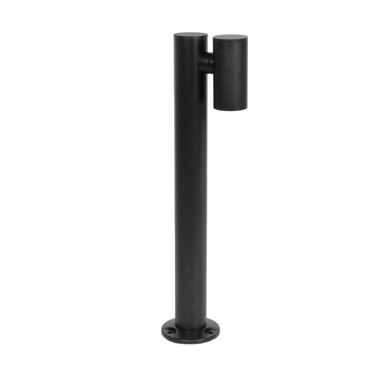 STEM GLB-103-0012 Φωτιστικό Κολωνάκι Κήπου LED 12W 1080lm 60° AC 220-240V Αδιάβροχο IP65 Θερμό Λευκό 2700K - Sanan SMD Chip - Μαύρο Ματ - Μ12 x Π18 x Υ60