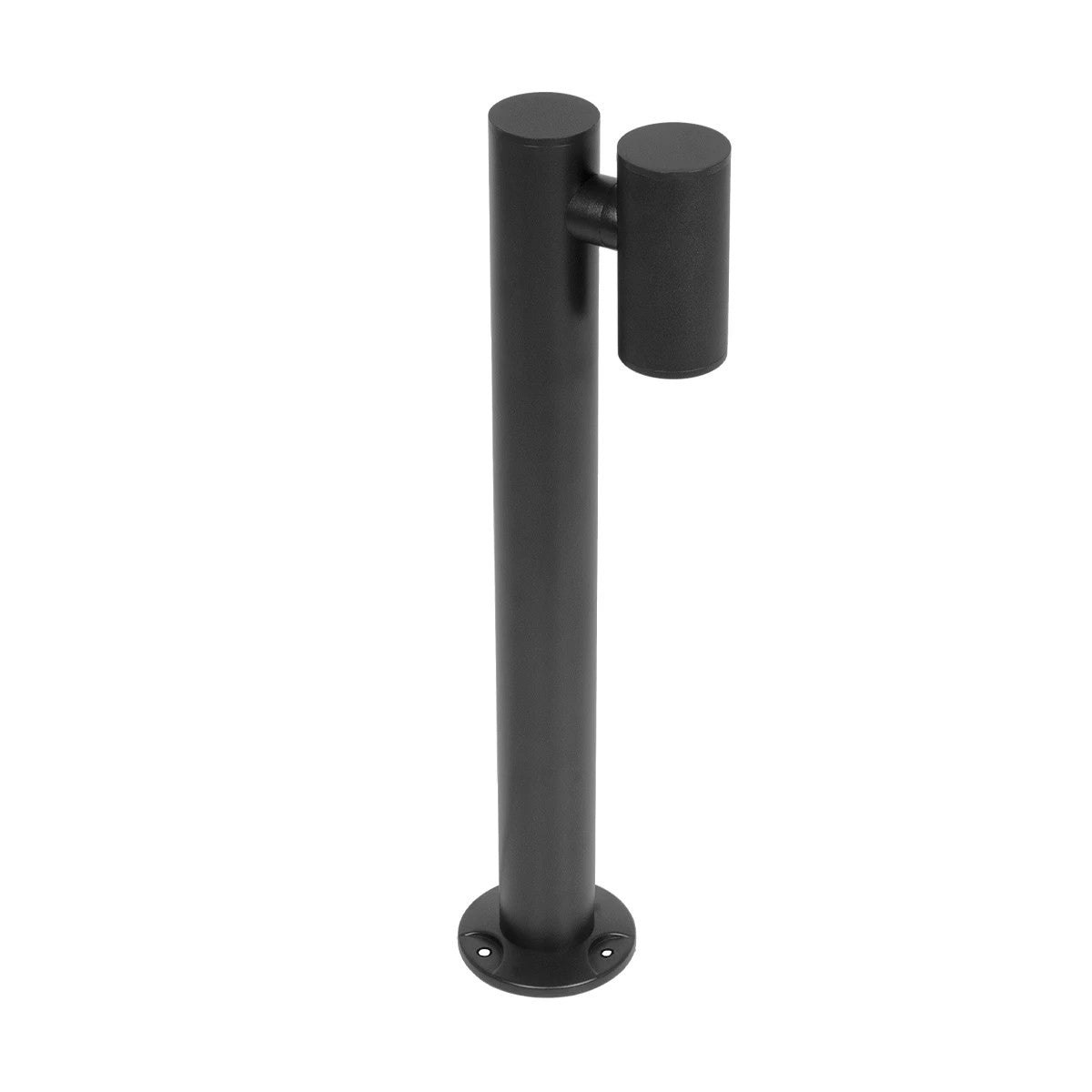 STEM GLB-103-0012 Φωτιστικό Κολωνάκι Κήπου LED 12W 1080lm 60° AC 220-240V Αδιάβροχο IP65 Θερμό Λευκό 2700K - Sanan SMD Chip - Μαύρο Ματ - Μ12 x Π18 x Υ60