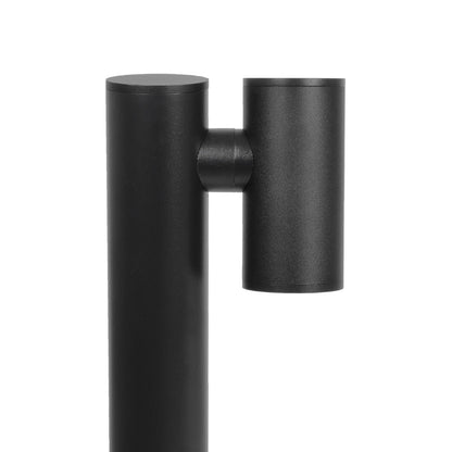 STEM GLB-103-0012 Φωτιστικό Κολωνάκι Κήπου LED 12W 1080lm 60° AC 220-240V Αδιάβροχο IP65 Θερμό Λευκό 2700K - Sanan SMD Chip - Μαύρο Ματ - Μ12 x Π18 x Υ60