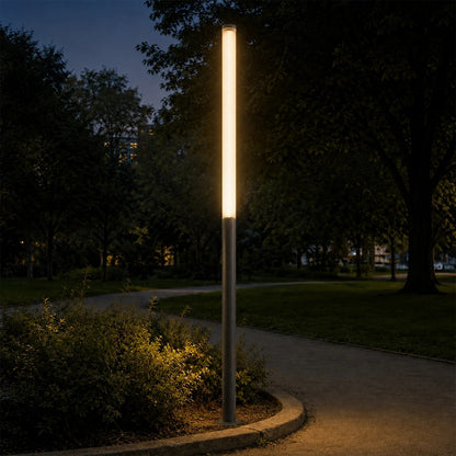 AXOR GLB-103-0015 Urban Square/Park LED Luminaire 50W 4500lm 360° AC 220-240V Waterproof IP65 Warm White 2700K - Sanan SMD Chip - Anthracite Grey Matte - L20 x W20 x H300