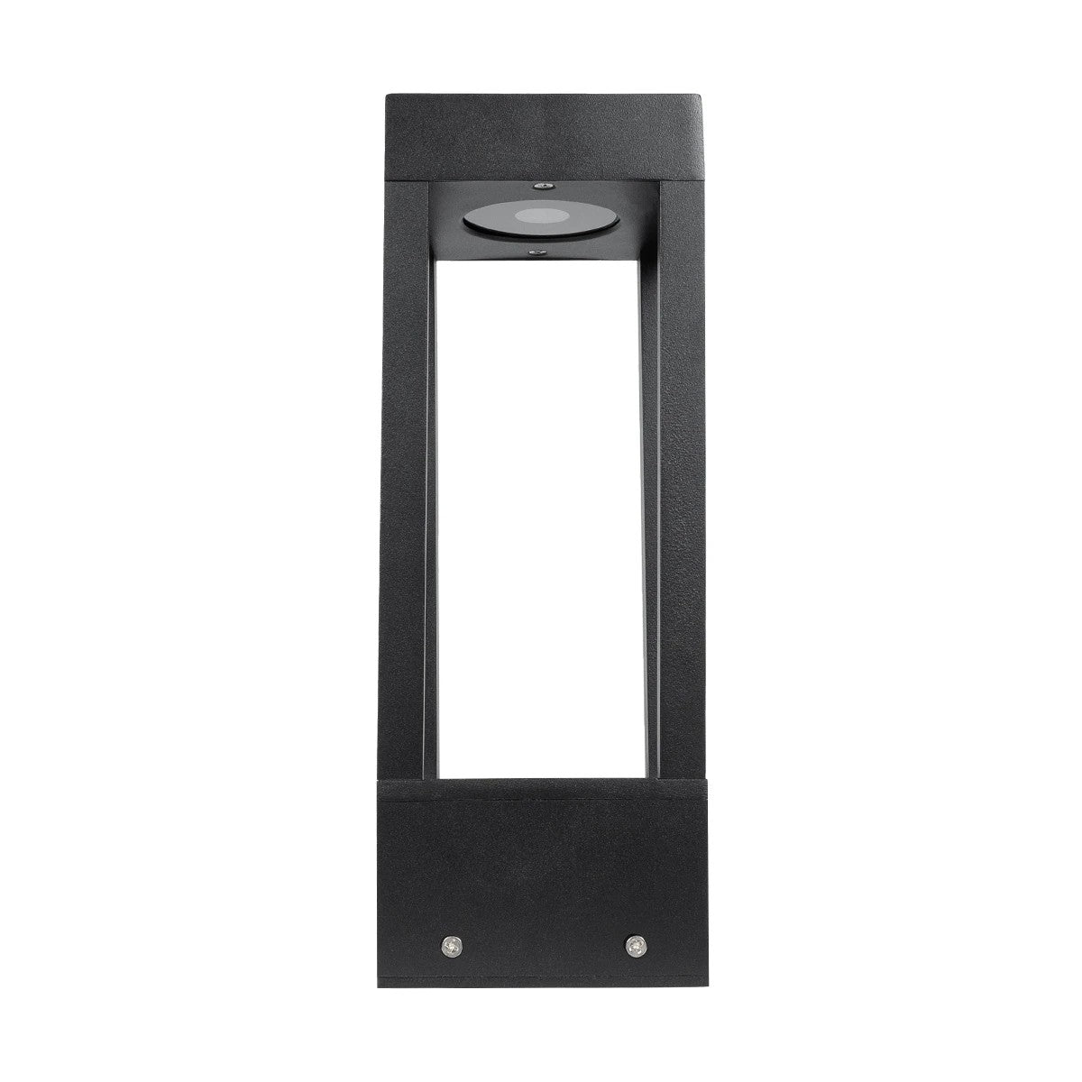PRISM GLB-103-0019 LED Garden Bollard Light 8W 720lm 90° AC 220-240V Waterproof IP65 Warm White 2700K - Sanan SMD Chip - Matte Black - L11 x W11 x H30