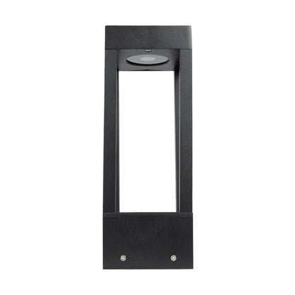 PRISM GLB-103-0019 LED Garden Bollard Light 8W 720lm 90° AC 220-240V Waterproof IP65 Warm White 2700K - Sanan SMD Chip - Matte Black - L11 x W11 x H30