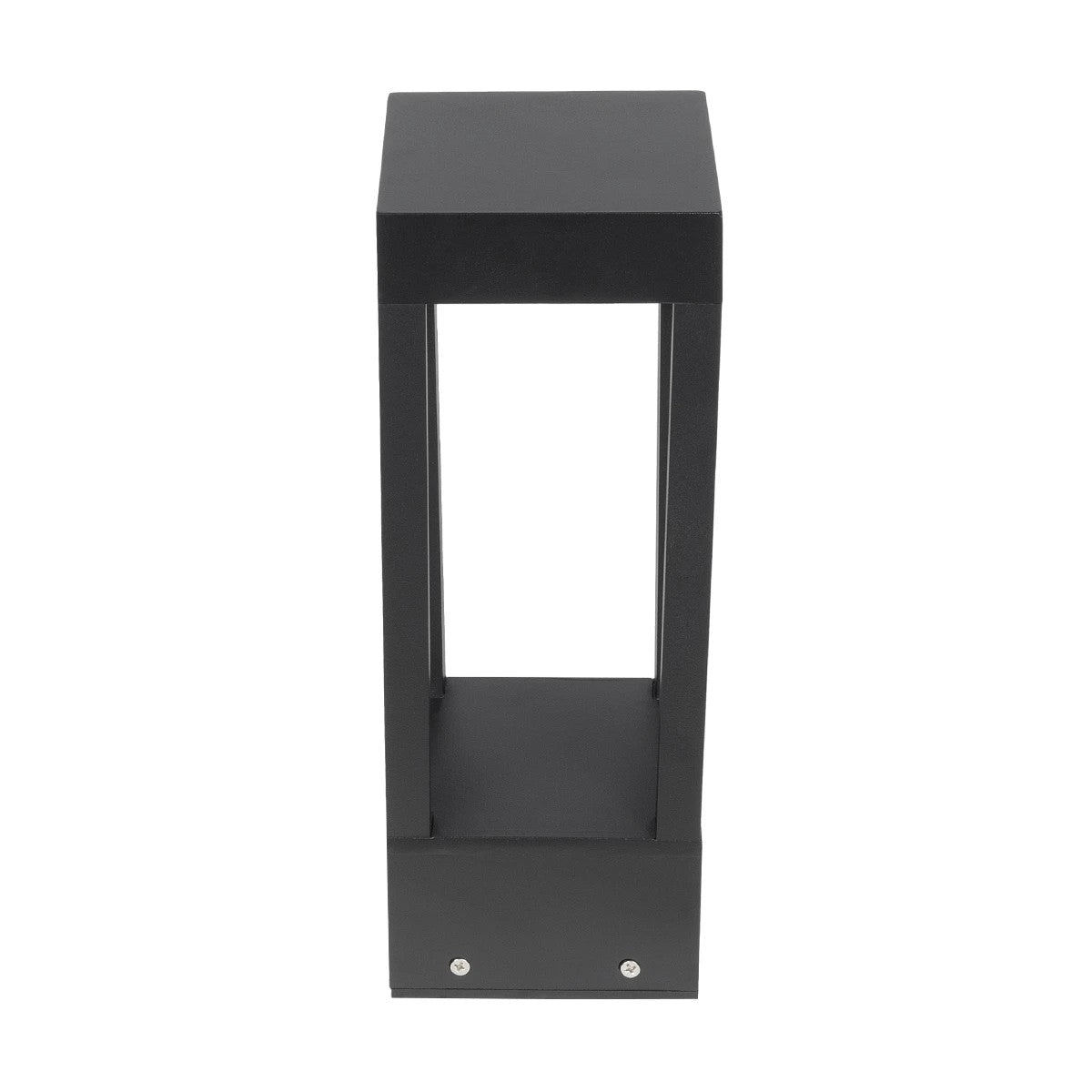 PRISM GLB-103-0019 LED Garden Bollard Light 8W 720lm 90° AC 220-240V Waterproof IP65 Warm White 2700K - Sanan SMD Chip - Matte Black - L11 x W11 x H30
