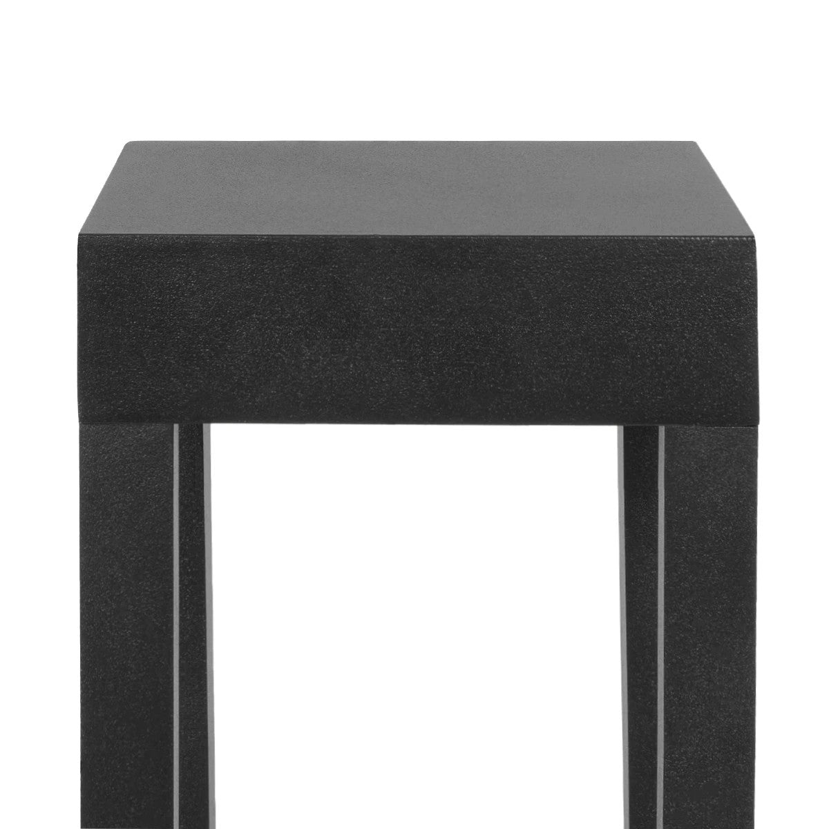 PRISM GLB-103-0019 LED Garden Bollard Light 8W 720lm 90° AC 220-240V Waterproof IP65 Warm White 2700K - Sanan SMD Chip - Matte Black - L11 x W11 x H30
