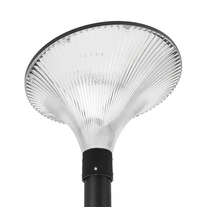 TOPIS GLB-103-0020 Post Top Square/Park/Garden LED 50W 4500lm 360° AC 220-240V Waterproof IP65 Warm White 2700K - Sanan SMD Chip - Matte Black - L50 x W50 x H39