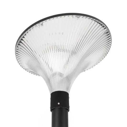 TOPIS GLB-103-0020 Φωτιστικό Κεφαλής Post Top Πλατείας/Πάρκου/Κήπου LED 50W 4500lm 360° AC 220-240V Αδιάβροχο IP65 Θερμό Λευκό 2700K - Sanan SMD Chip - Μαύρο Ματ - Μ50 x Π50 x Υ39