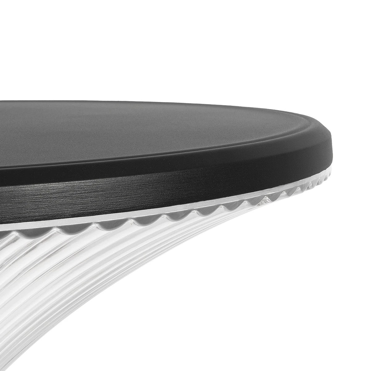 TOPIS GLB-103-0020 Post Top Square/Park/Garden LED 50W 4500lm 360° AC 220-240V Waterproof IP65 Warm White 2700K - Sanan SMD Chip - Matte Black - L50 x W50 x H39