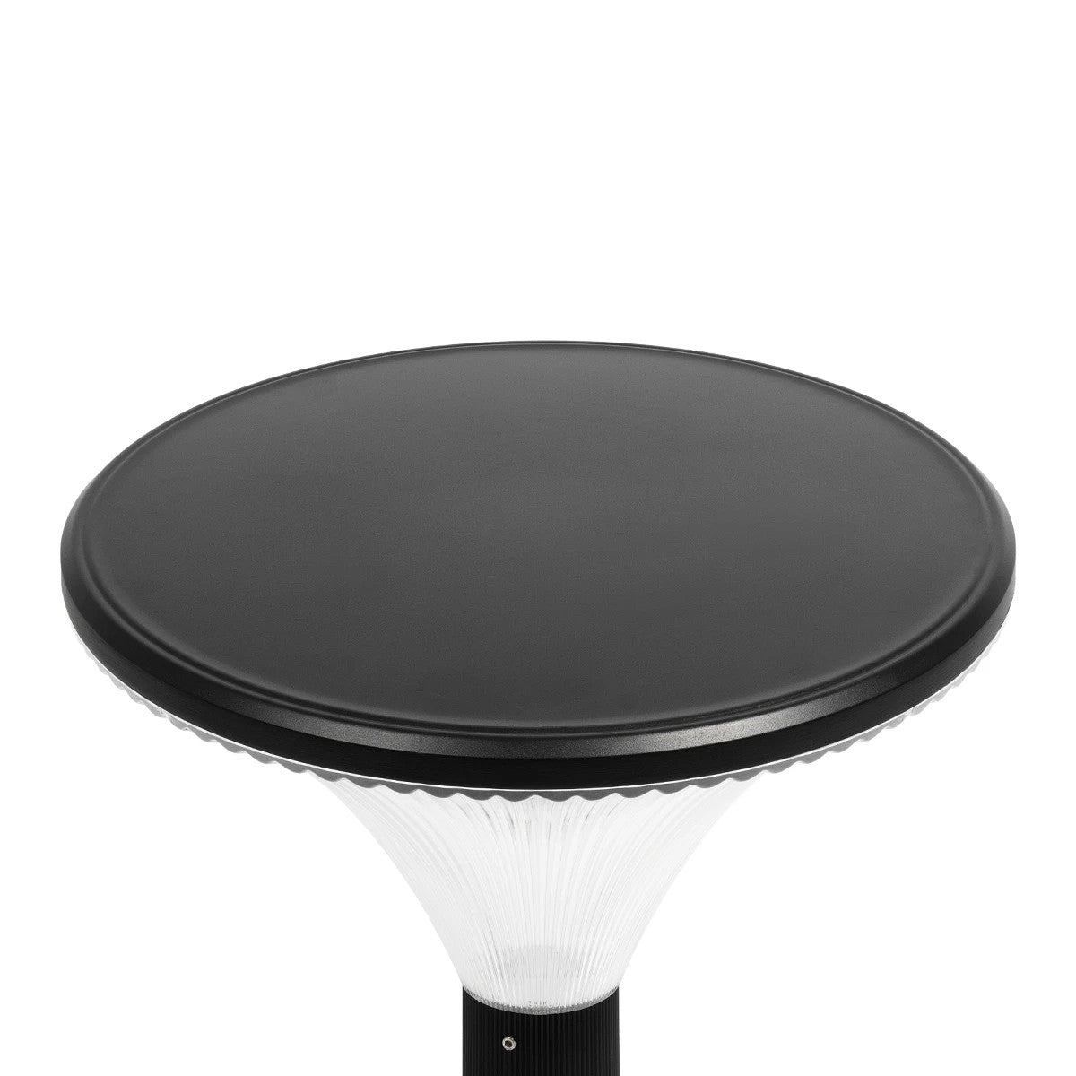 TOPIS GLB-103-0020 Post Top Square/Park/Garden LED 50W 4500lm 360° AC 220-240V Waterproof IP65 Warm White 2700K - Sanan SMD Chip - Matte Black - L50 x W50 x H39