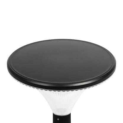TOPIS GLB-103-0020 Post Top Square/Park/Garden LED 50W 4500lm 360° AC 220-240V Waterproof IP65 Warm White 2700K - Sanan SMD Chip - Matte Black - L50 x W50 x H39