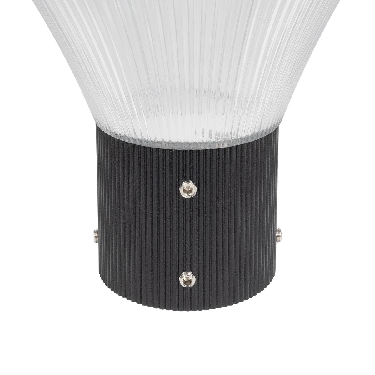 TOPIS GLB-103-0020 Post Top Square/Park/Garden LED 50W 4500lm 360° AC 220-240V Waterproof IP65 Warm White 2700K - Sanan SMD Chip - Matte Black - L50 x W50 x H39