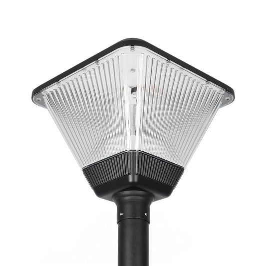 TOPIS GLB-103-0021 Φωτιστικό Κεφαλής Post Top Πλατείας/Πάρκου/Κήπου LED 50W 4500lm 360° AC 220-240V Αδιάβροχο IP65 Θερμό Λευκό 2700K - Sanan SMD Chip - Μαύρο Ματ - Μ45 x Π45 x Υ40