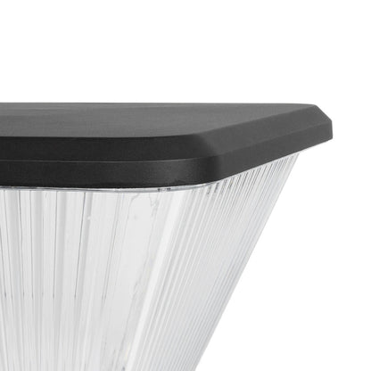 TOPIS GLB-103-0021 Post Top Square/Park/Garden Headlight LED 50W 4500lm 360° AC 220-240V Waterproof IP65 Warm White 2700K - Sanan SMD Chip - Matte Black - L45 x W45 x H40