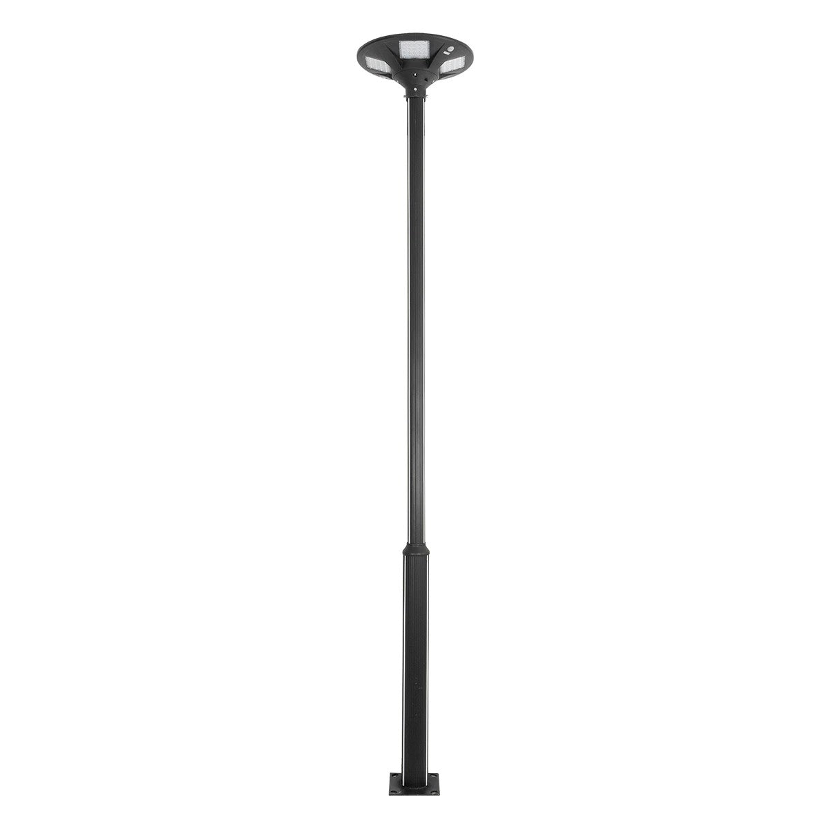 STILIA GLB-103-0023 Pole/Post for Square/Park/Garden LED Light 72W 6480lm 120° AC 220-240V Waterproof IP65 Warm White 2700K - Sanan SMD Chip - Matte Black - L21 x W21 x H300