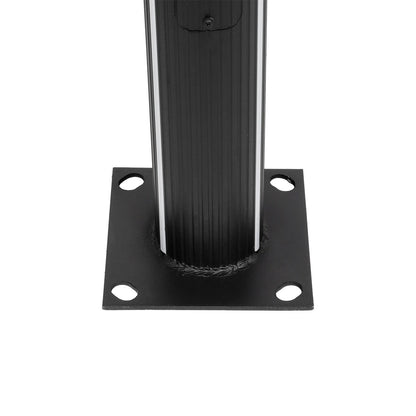 STILIA GLB-103-0023 Pole/Post for Square/Park/Garden LED Light 72W 6480lm 120° AC 220-240V Waterproof IP65 Warm White 2700K - Sanan SMD Chip - Matte Black - L21 x W21 x H300