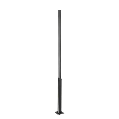 STILIA GLB-103-0023 Pole/Post for Square/Park/Garden LED Light 72W 6480lm 120° AC 220-240V Waterproof IP65 Warm White 2700K - Sanan SMD Chip - Matte Black - L21 x W21 x H300