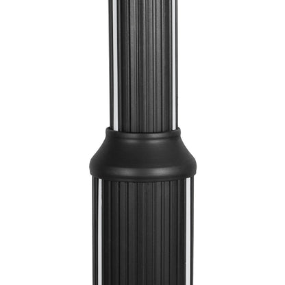 STILIA GLB-103-0023 Pole/Post for Square/Park/Garden LED Light 72W 6480lm 120° AC 220-240V Waterproof IP65 Warm White 2700K - Sanan SMD Chip - Matte Black - L21 x W21 x H300