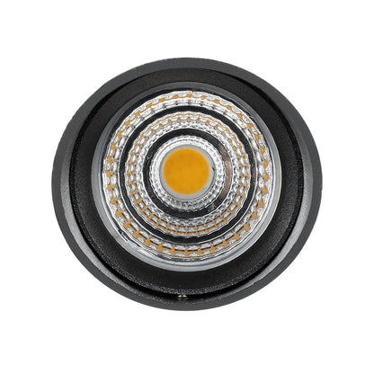 GARDO GLB-103-0025 Spot Light for Plants - Trees with Garden Base / Spike LED 10W 900lm 24° DC 24V Waterproof IP65 Warm White 2700K - Sanan SMD Chip - Matt Black - L5 x W5 x H18