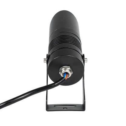 GARDO GLB-103-0025 Spot Light for Plants - Trees with Garden Base / Spike LED 10W 900lm 24° DC 24V Waterproof IP65 Warm White 2700K - Sanan SMD Chip - Matt Black - L5 x W5 x H18
