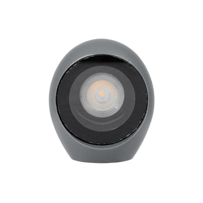GARDIS GLB-103-0027 Spot Light for Plants - Trees with Garden Base / Spike LED 3W 270lm 24° DC 24V Waterproof IP65 Warm White 2700K - Sanan SMD Chip - Matte Charcoal Grey - L4.5 x W4 x H7