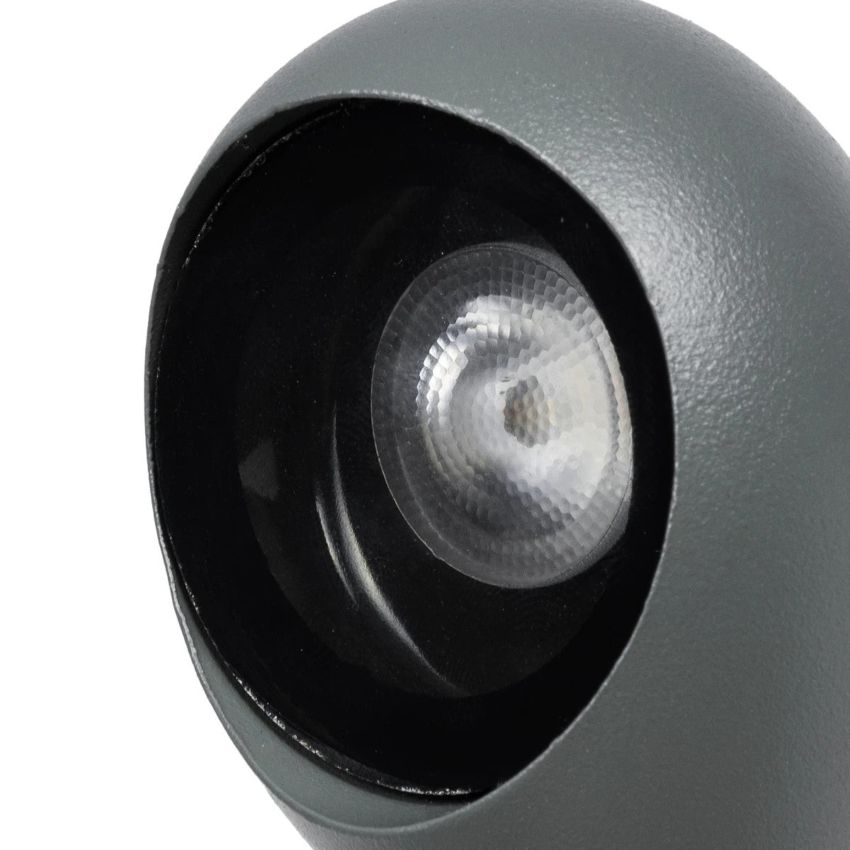 GARDIS GLB-103-0027 Spot Light for Plants - Trees with Garden Base / Spike LED 3W 270lm 24° DC 24V Waterproof IP65 Warm White 2700K - Sanan SMD Chip - Matte Charcoal Grey - L4.5 x W4 x H7