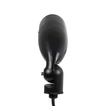 TRABI GLB-103-0028 Spot Light for Plants - Trees with Garden Base / Spike LED 12W 1080lm 24° DC 24V Waterproof IP65 Warm White 2700K - Sanan SMD Chip - Matte Black - L6.5 x W6.5 x H18.5