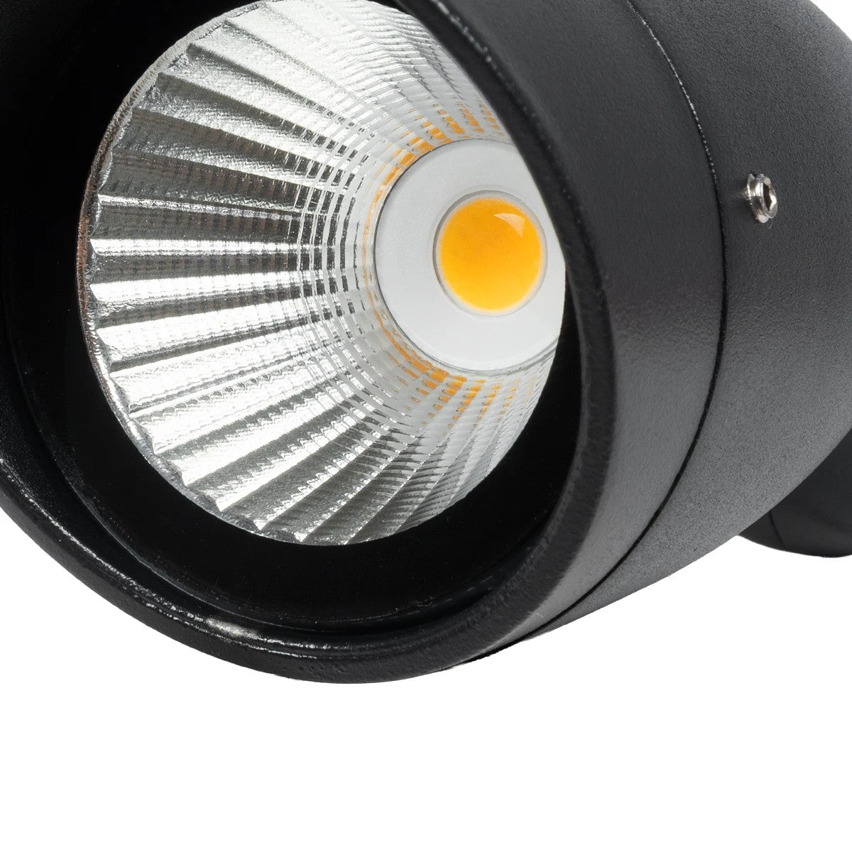 TRABI GLB-103-0028 Spot Light for Plants - Trees with Garden Base / Spike LED 12W 1080lm 24° DC 24V Waterproof IP65 Warm White 2700K - Sanan SMD Chip - Matte Black - L6.5 x W6.5 x H18.5