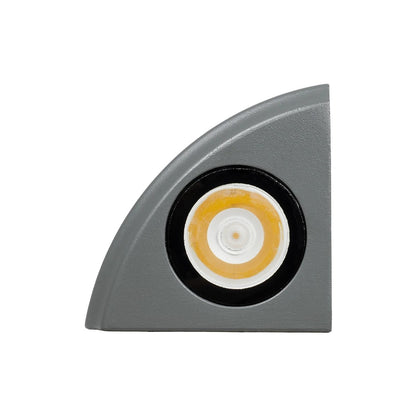 FLOODORA GLB-103-0029 LED Wall Washer Spot Light 3W 270lm 5° AC 220-240V Waterproof IP65 Warm White 2700K - Sanan SMD Chip - Matte Anthracite Grey - L8 x W5 x H8