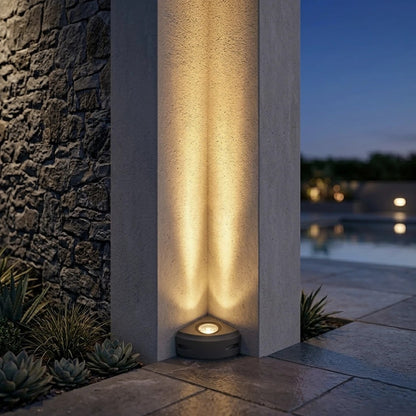 FLOODORA GLB-103-0029 LED Wall Washer Spot Light 3W 270lm 5° AC 220-240V Waterproof IP65 Warm White 2700K - Sanan SMD Chip - Matte Anthracite Grey - L8 x W5 x H8