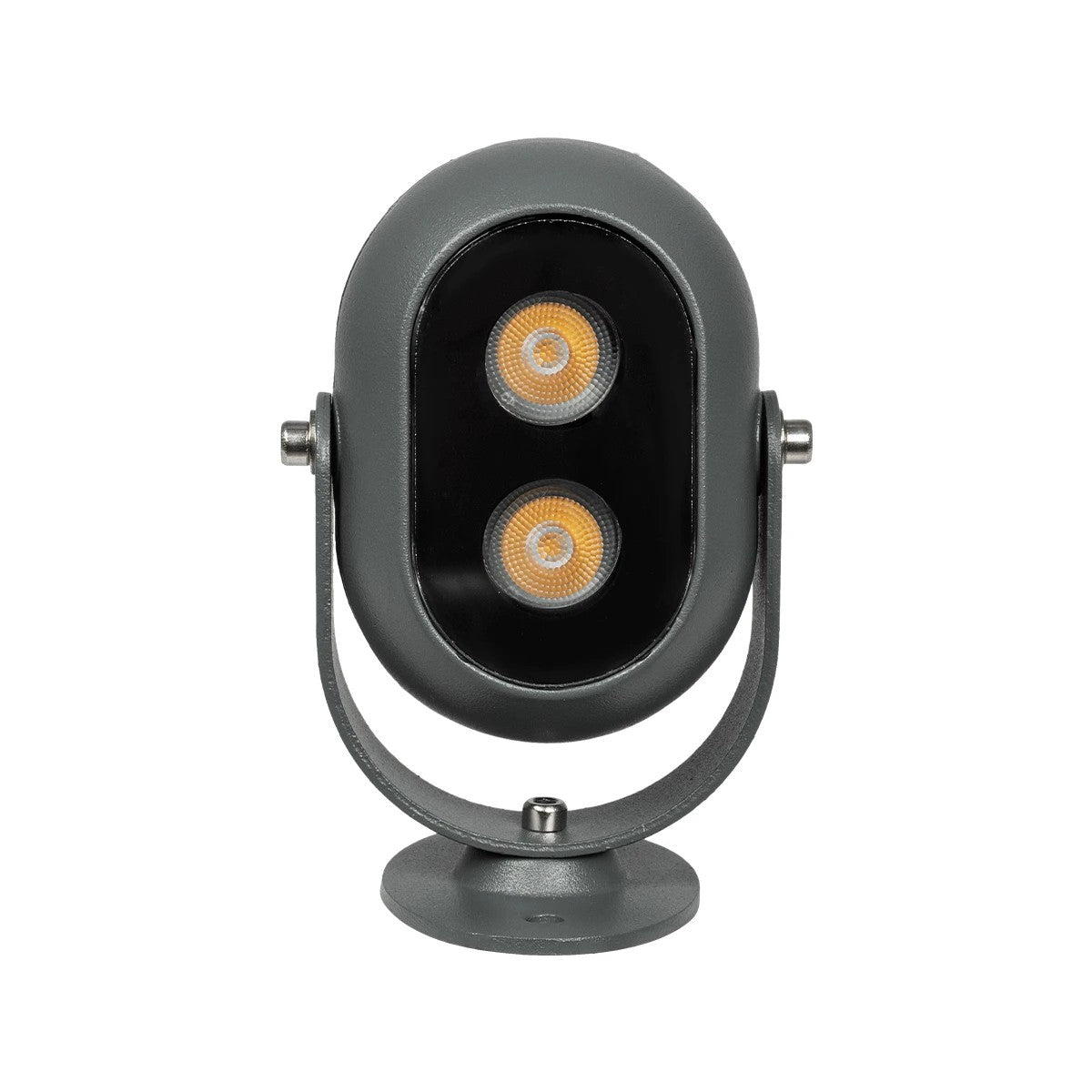 FLOODIS GLB-103-0031 Spot Wall Washer LED Projector 4W 360lm 24° AC 220-240V Waterproof IP65 Warm White 2700K - Sanan SMD Chip - Matte Anthracite Grey - L7 x W5 x H11
