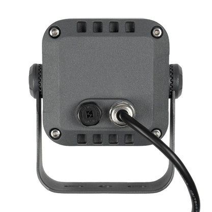 FLOODVIRA GLB-103-0032 Spot Wall Washer LED Projector 8W 720lm 24° AC 220-240V Waterproof IP65 Warm White 2700K - Sanan SMD Chip - Matte Anthracite Grey - L11 x W9 x H15