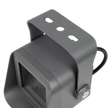 FLOODVIRA GLB-103-0032 Spot Wall Washer LED Projector 8W 720lm 24° AC 220-240V Waterproof IP65 Warm White 2700K - Sanan SMD Chip - Matte Anthracite Grey - L11 x W9 x H15