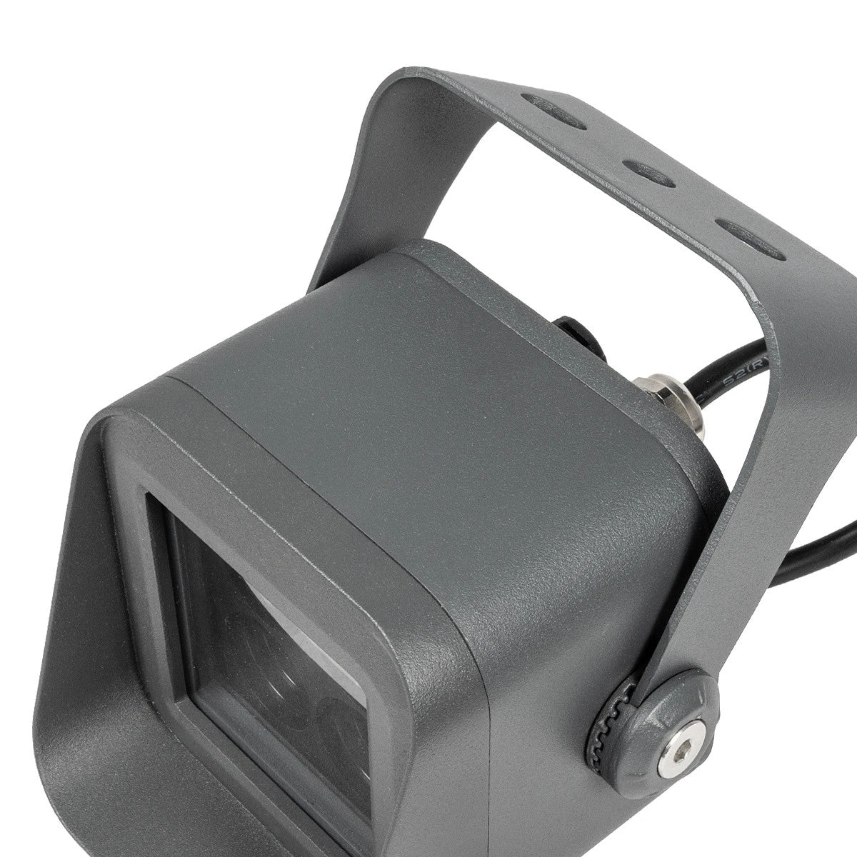 FLOODVIRA GLB-103-0032 Spot Wall Washer LED Projector 8W 720lm 24° AC 220-240V Waterproof IP65 Warm White 2700K - Sanan SMD Chip - Matte Anthracite Grey - L11 x W9 x H15