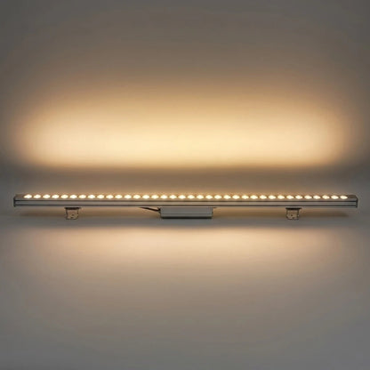 WASHERLUMA GLB-103-0033 LED Wall Washer Light Bar 36W 3240lm 30° AC 220-240V Waterproof IP65 Warm White 2700K - Sanan SMD Chip - Matte Charcoal Grey - L100 x W4 x H6.5